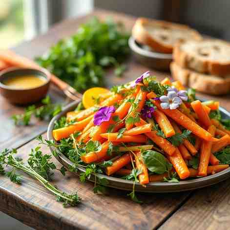 Refreshing Carrot Salad - Easy Lemon Dijon Recipe